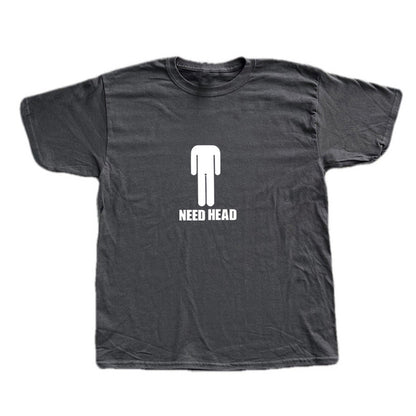 Vintage Y2K Graphic Print Oversized Cotton T-shirt