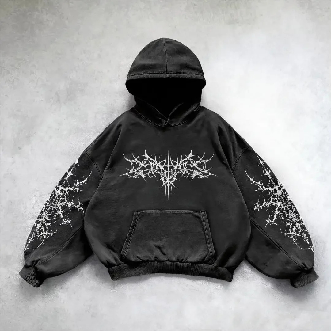 Relaxed Fit Vintage Hoodie