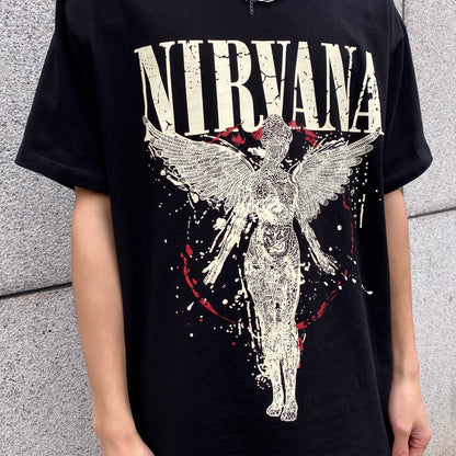 Vintage Graphic Casual T-Shirt for Men (Loose Fit)
