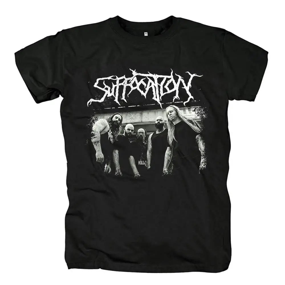 Harajuku Style Men's Black Graphic T-Shirt