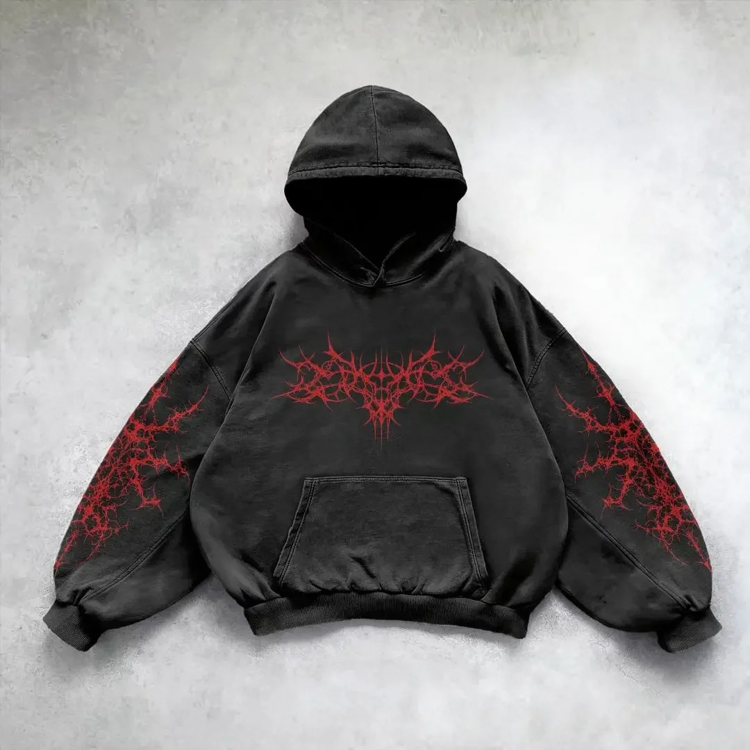 Relaxed Fit Vintage Hoodie