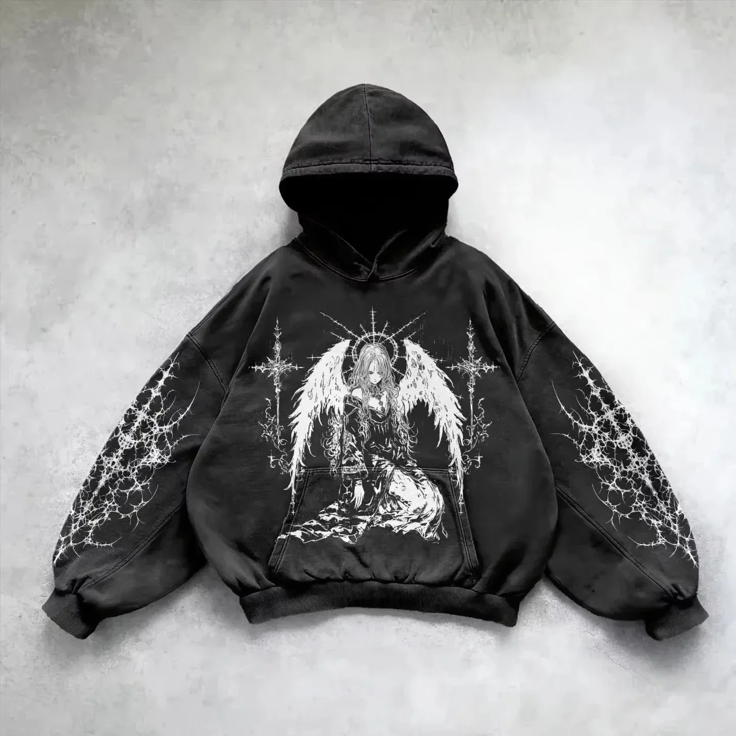Relaxed Fit Vintage Hoodie