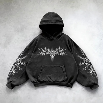 Relaxed Fit Vintage Hoodie